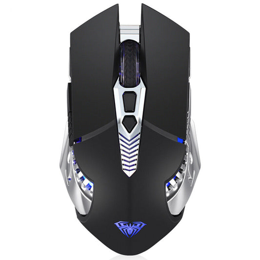 Silent Tri-Mode Wireless E-Sports Mouse - Bluetooth 5.0/3.0 & 2.4GHz, 800mAh | Use While Charging