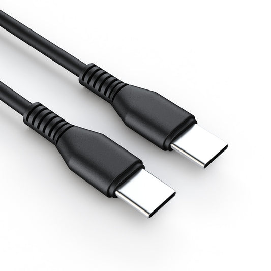 USB-C to USB-C Fast Charging Cable - 1m | White & Black