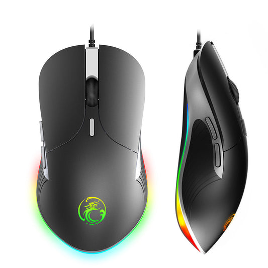 LED Gaming Mouse – 6400 DPI Ergonomic USB Mouse with 7 Buttons – B tyle