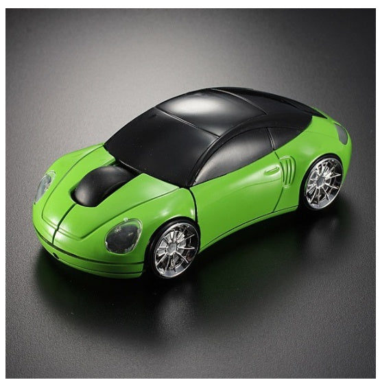 Sports Car-Inspired Wireless Mouse - 1000 DPI, 2.4GHz, Ergonomic | 8 Colours