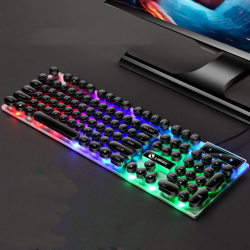 TX30 Punk Retro Wired Keyboard – 104 Keys – product image 4 | Fidmat24 Tech Market