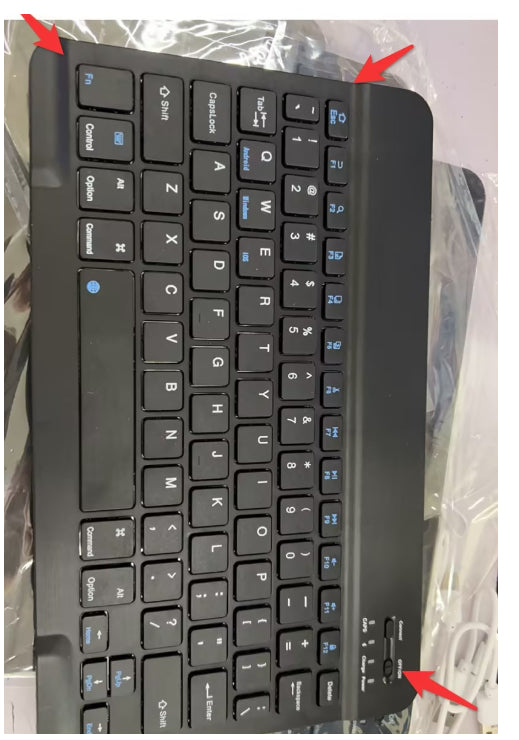 Mini Bluetooth 3.0 Wireless Keyboard - 44hr Battery, 30-Day Standby | 7", 9" & 10"
