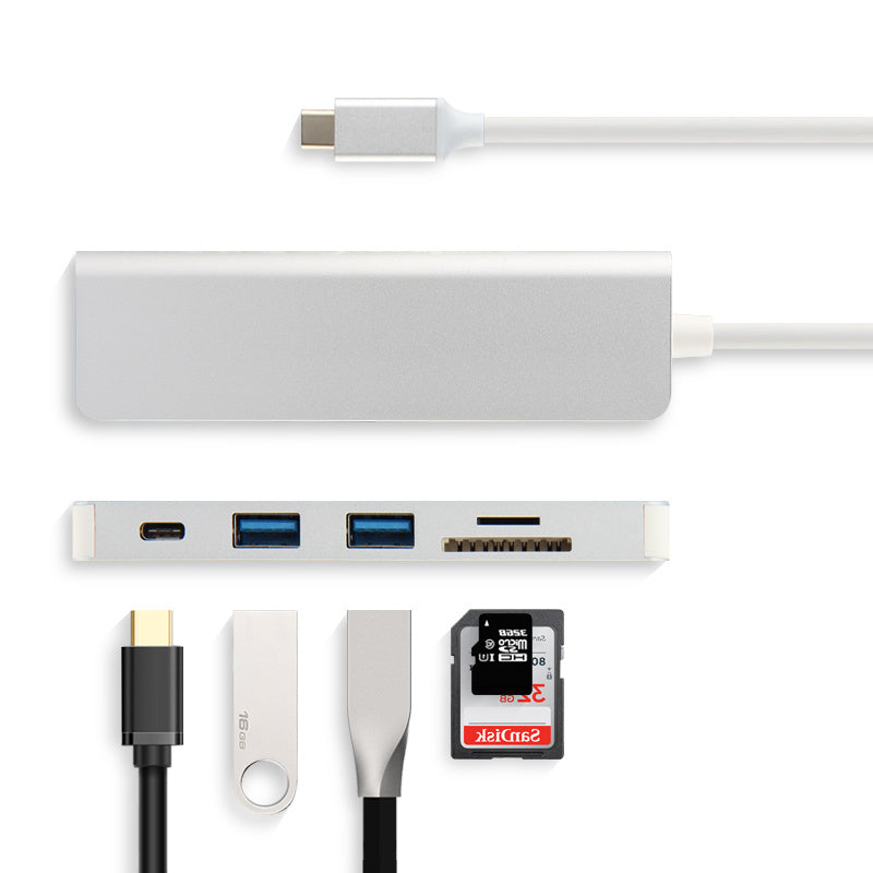USB-C Hub for MacBook - HDMI, 3x USB 3.0, SD/TF Card Readers