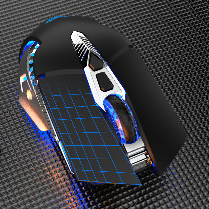 Silent Tri-Mode Wireless E-Sports Mouse - Bluetooth 5.0/3.0 & 2.4GHz, 800mAh | Use While Charging