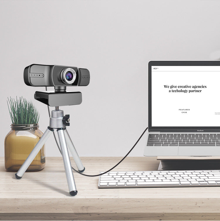 1080p Full HD USB Webcam - Plug & Play for Video Calls & Streaming