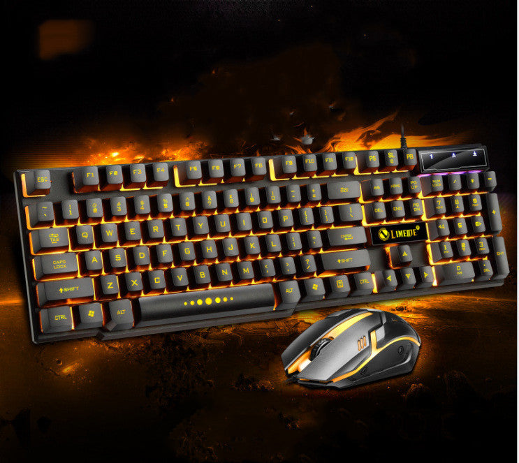 GTX300 Wired Backlit Gaming Keyboard - 104 Keys, USB | Black, Black & White, Black & Orange, White