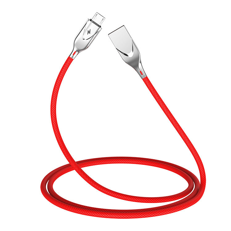 Zinc Alloy Braided Charging Cable - Micro-USB, Lightning & USB-C | 1m & 2m
