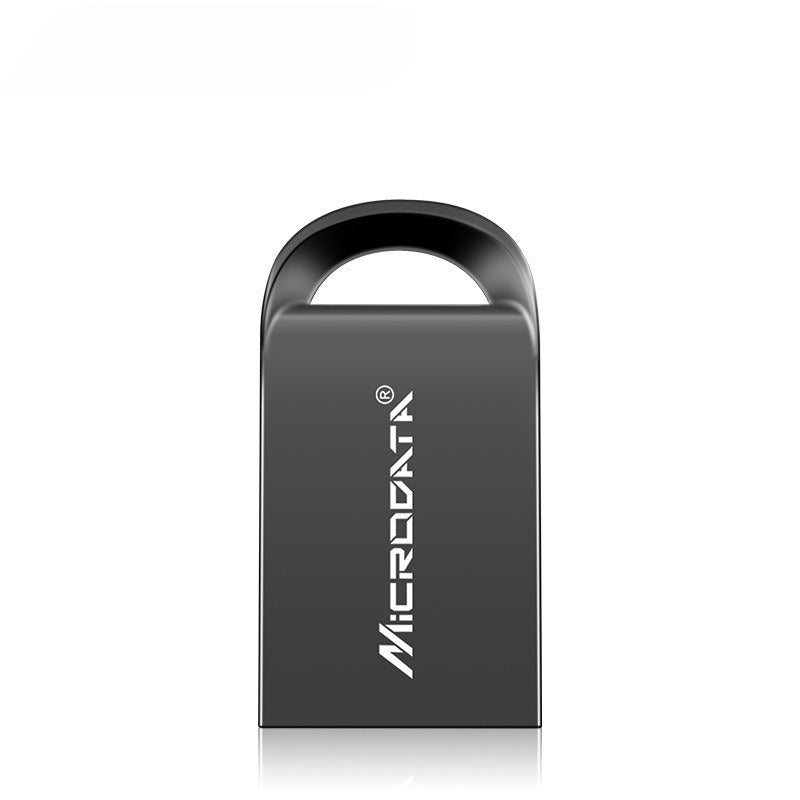 Mini Car-Shaped Metal USB Flash Drive with Necklace Chain
