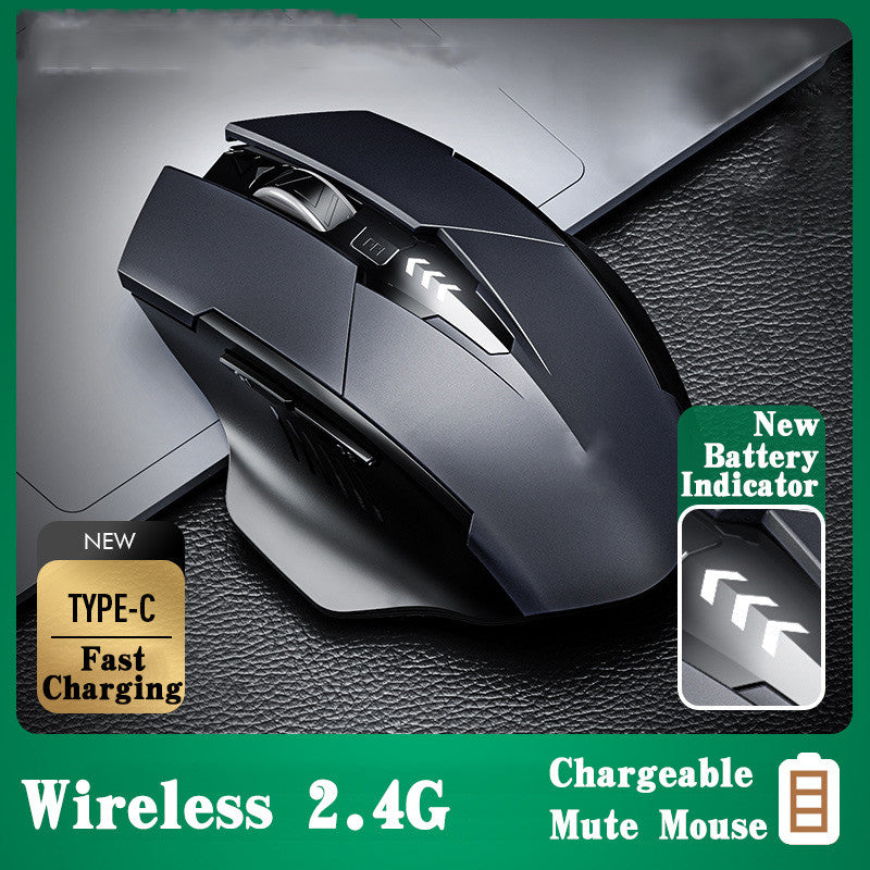 M6 Pro Silent Rechargeable Wireless Mouse - 1600 DPI, 500mAh Battery, 2.4GHz | 5 Variants
