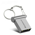 Mini Car-Shaped Metal USB Flash Drive with Necklace Chain
