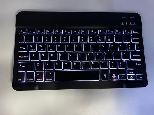 Mini Bluetooth Wireless Keyboard for Tablets - S (7–8"), M (9") & L (9.7–10.1") | Black & White
