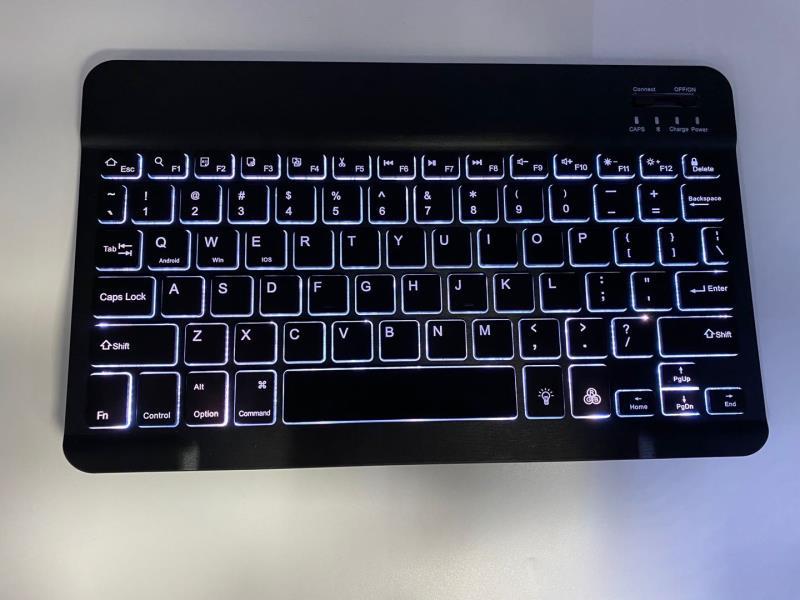 Mini Bluetooth Wireless Keyboard for Tablets - S (7–8"), M (9") & L (9.7–10.1") | Black & White