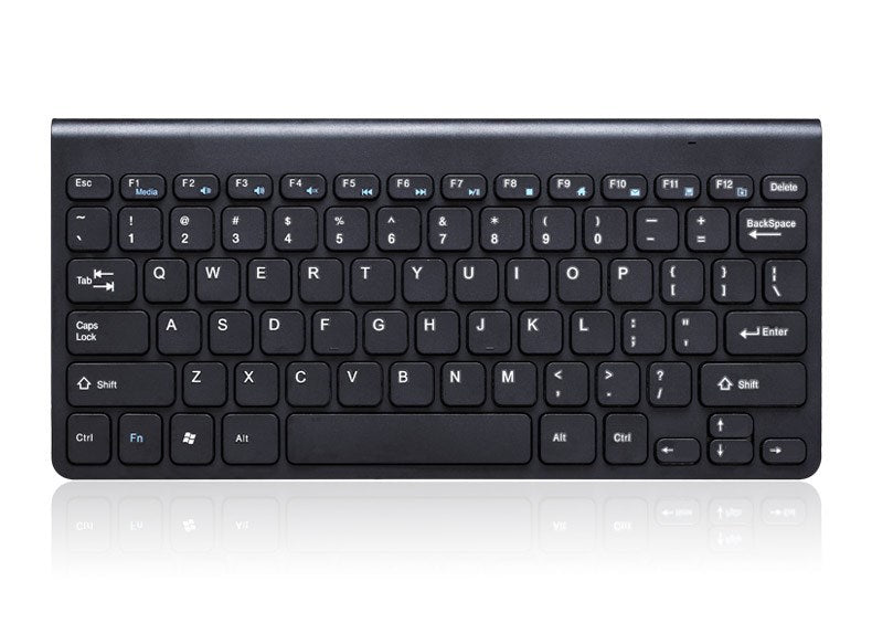 2.4GHz Wireless Keyboard & Mouse Combo - 78 Keys, 10m Range, Auto-Sleep | Black & White