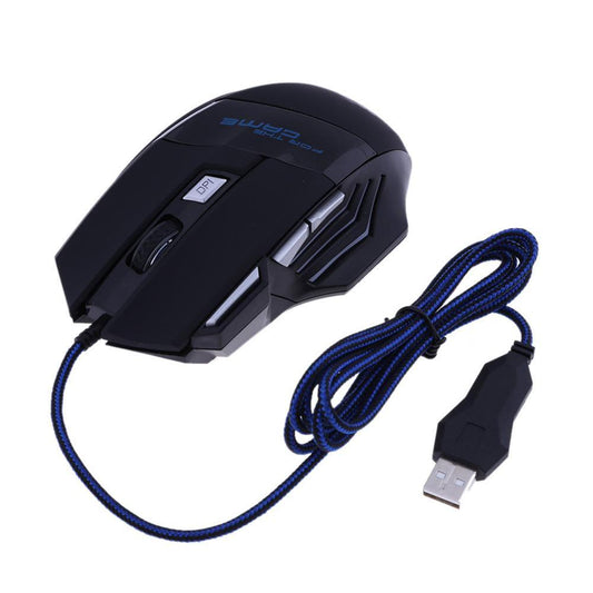 RGB Wired Gaming Mouse - 5500 DPI, 7-Colour LED, Multiple Models