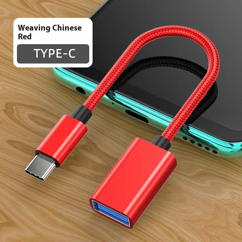 USB-C OTG Adapter Cable - Connect USB Drives, Mice & Controllers to Your Phone
