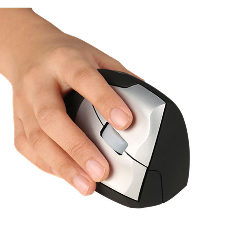 Wireless Vertical Mouse - 1200 DPI, 2.4GHz, 10m Range | Large Ergonomic Design | Black