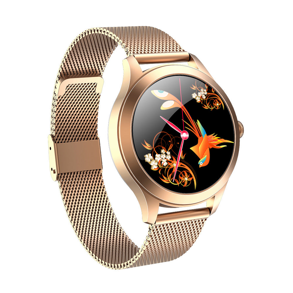 KW10 Pro Women’s Smart Watch – Ultra-Slim Steel Strap Smartwatch – Silver Watch band