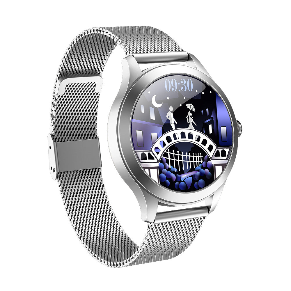 KW10 Pro Women’s Smart Watch – Ultra-Slim Steel Strap Smartwatch