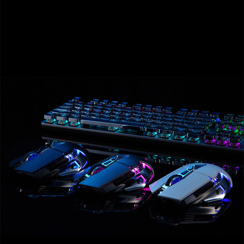 Silent Tri-Mode Wireless E-Sports Mouse - Bluetooth 5.0/3.0 & 2.4GHz, 800mAh | Use While Charging