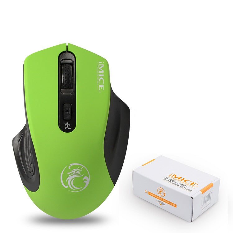 2.4GHz Wireless Gaming Mouse - Silent or Standard Click, 1600 DPI, 4-Gear, Four-Way Scroll | 4 Colours