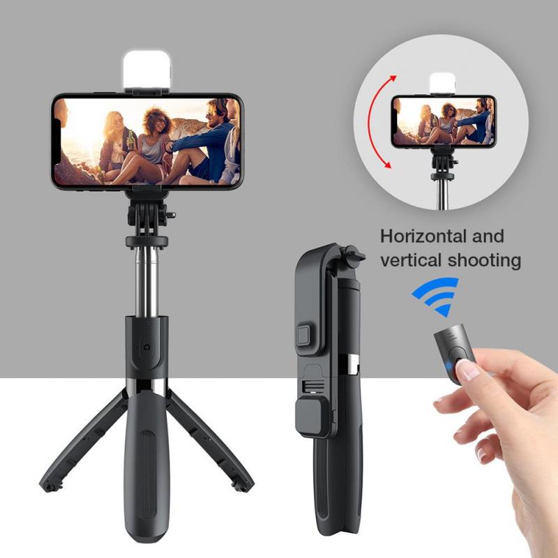 compatible-with-apple-bluetooth-selfie-stick-mobile-remote-control-tripod