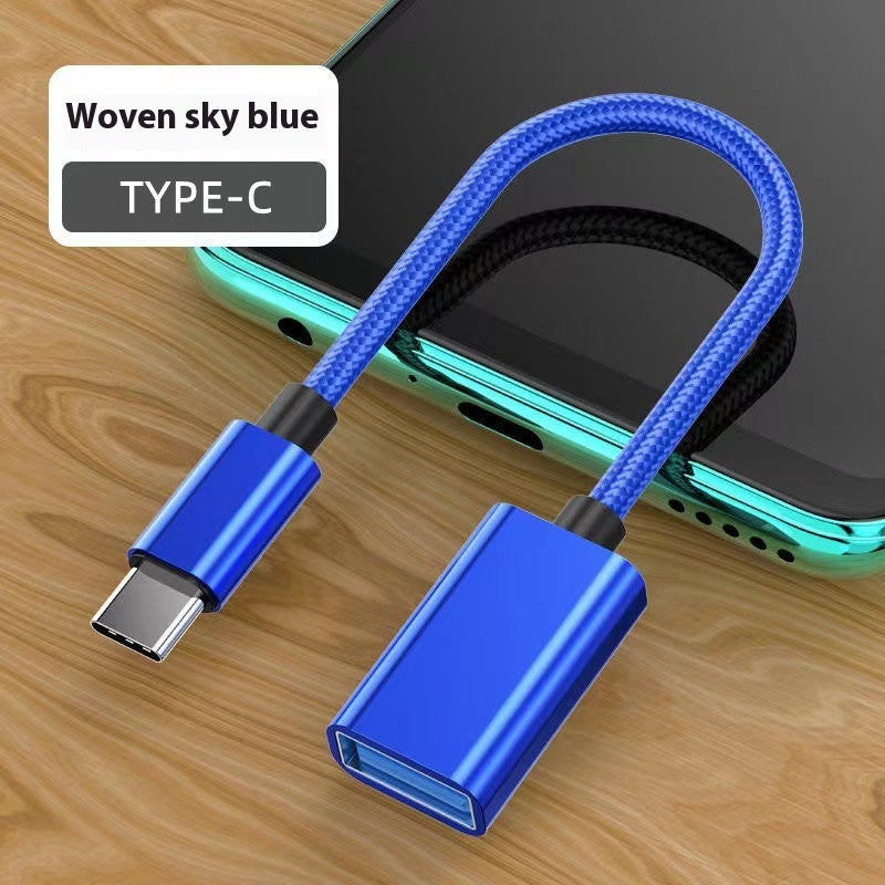 USB-C OTG Adapter Cable - Connect USB Drives, Mice & Controllers to Your Phone