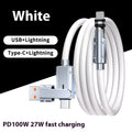 Zinc Alloy Fast Charging Cable - Lightning & USB-C | 8 Colours |
