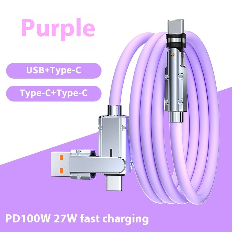 Zinc Alloy Fast Charging Cable - Lightning & USB-C | 8 Colours | 1m