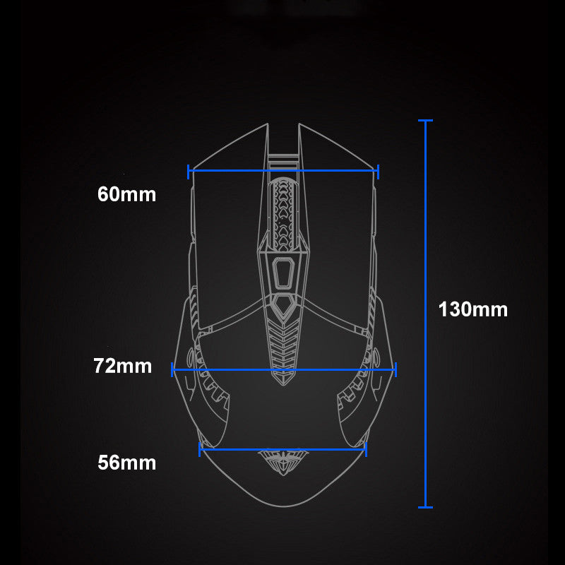 Silent Tri-Mode Wireless E-Sports Mouse - Bluetooth 5.0/3.0 & 2.4GHz, 800mAh | Use While Charging