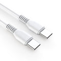 USB-C to USB-C Fast Charging Cable - 1m | White & Black