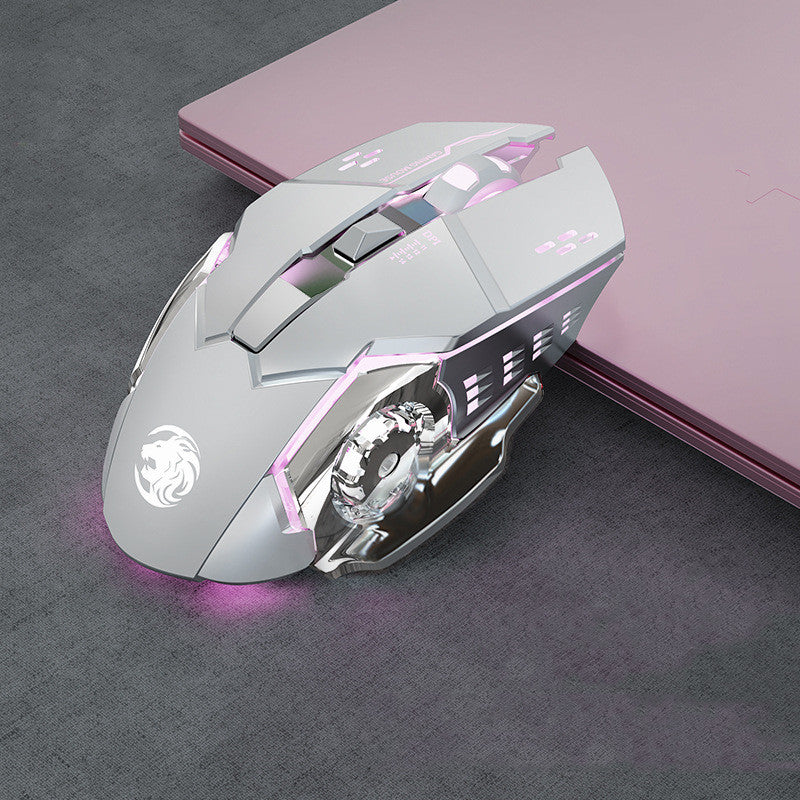 Silent Rechargeable Wireless Mouse - 1600 DPI, 7 Buttons, 2.4GHz | 5 Styles