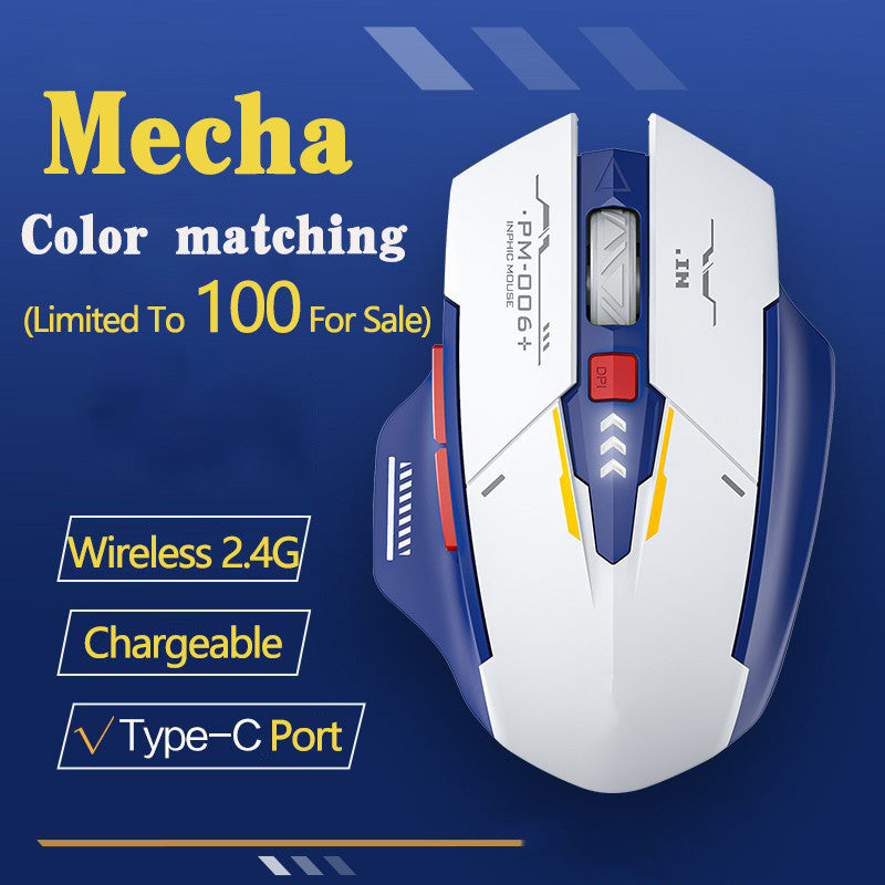 M6 Pro Silent Rechargeable Wireless Mouse - 1600 DPI, 500mAh Battery, 2.4GHz | 5 Variants