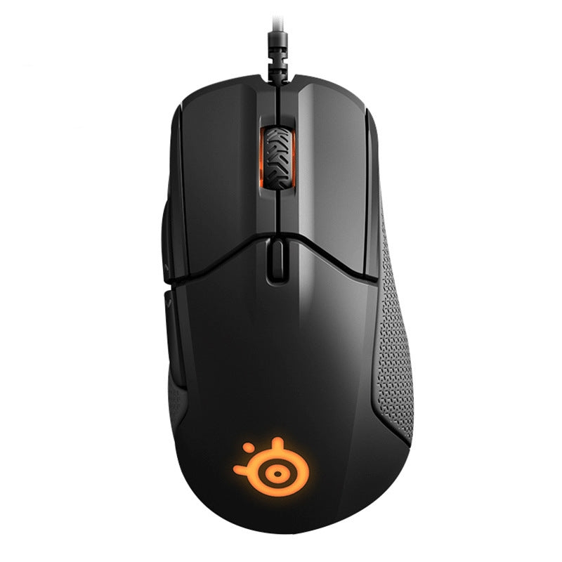 Wired Gaming Mouse - 12000 DPI, 6-Gear, 6 Buttons, Ergonomic, 2m Cable | Black