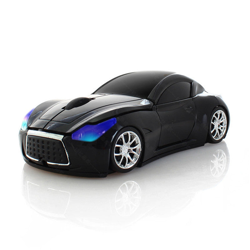 Car-Shaped Wireless Mouse - 1000 DPI, 2.4GHz, 10m Range | White, Red, Green, Blue, Black & Grey