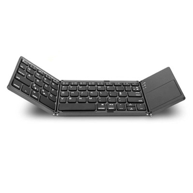 Bluetooth Folding Keyboard with Touchpad - 64 Keys, 15m Range | Single & Twin Pack