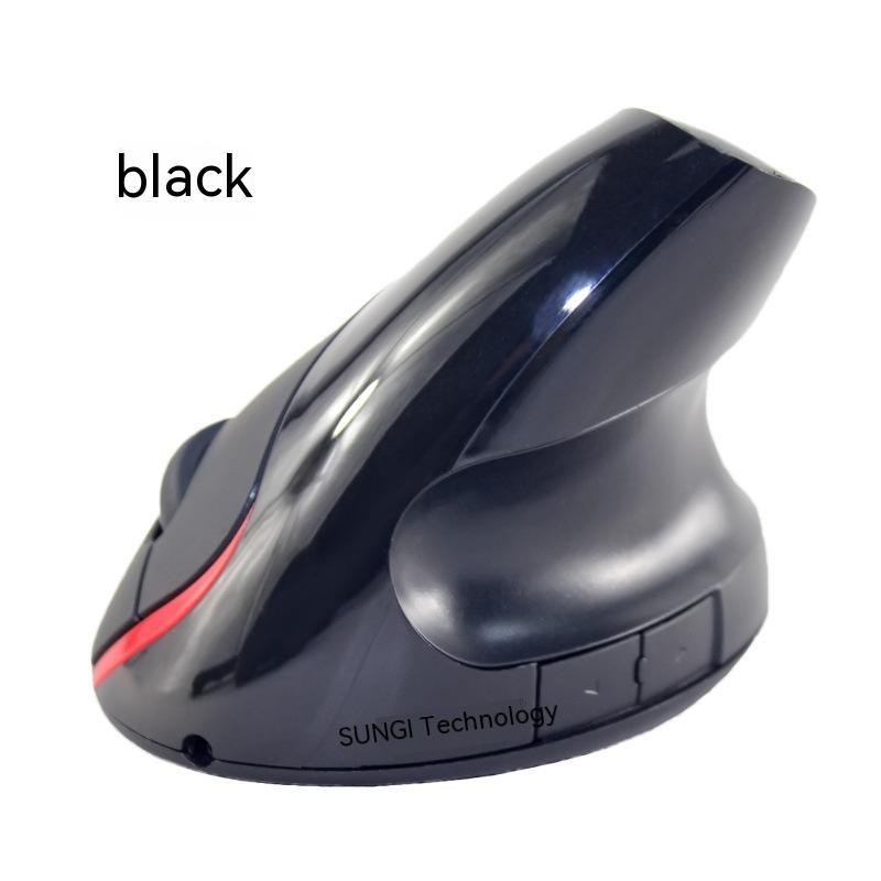 Wireless Vertical Ergonomic Mouse - Rechargeable Battery, Ergonomic Grip | Violet, Gray, Black, Silver & Blue