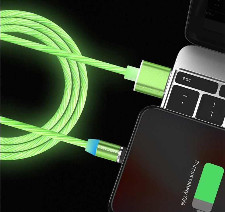 compatible-with-apple-led-magnetic-usb-phone-cable-micro-type-c-charger-fast-charging-magnet-charge-cord