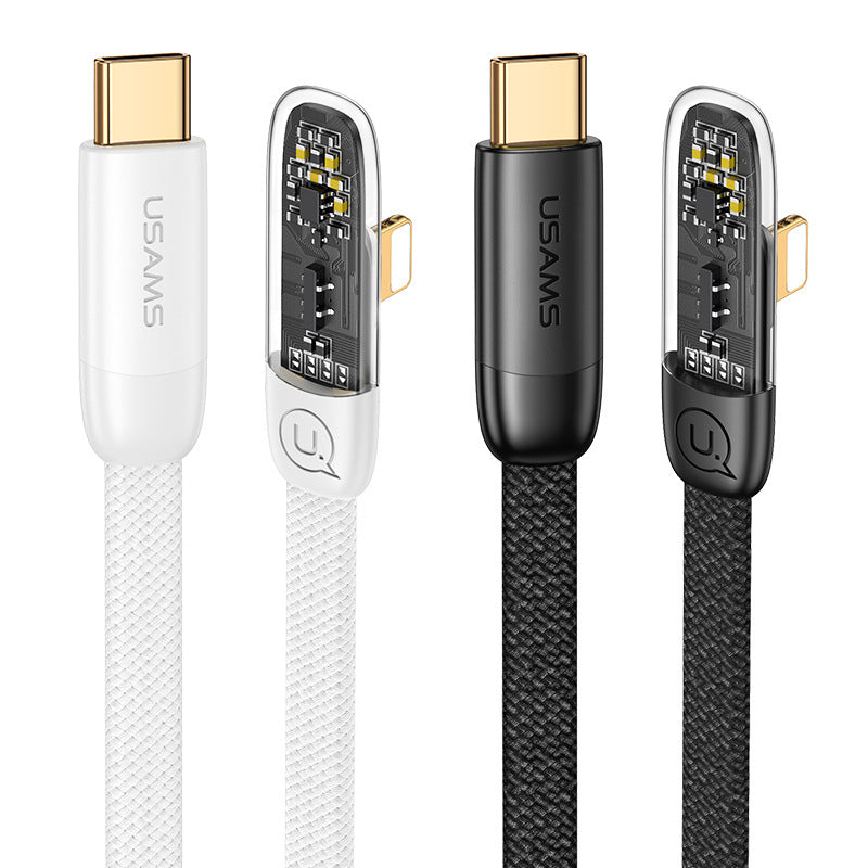 Fast Charging Braided Cable - USB-C to USB-C (100W), USB-C to Lightning (20W), USB-A to USB-C (6A)