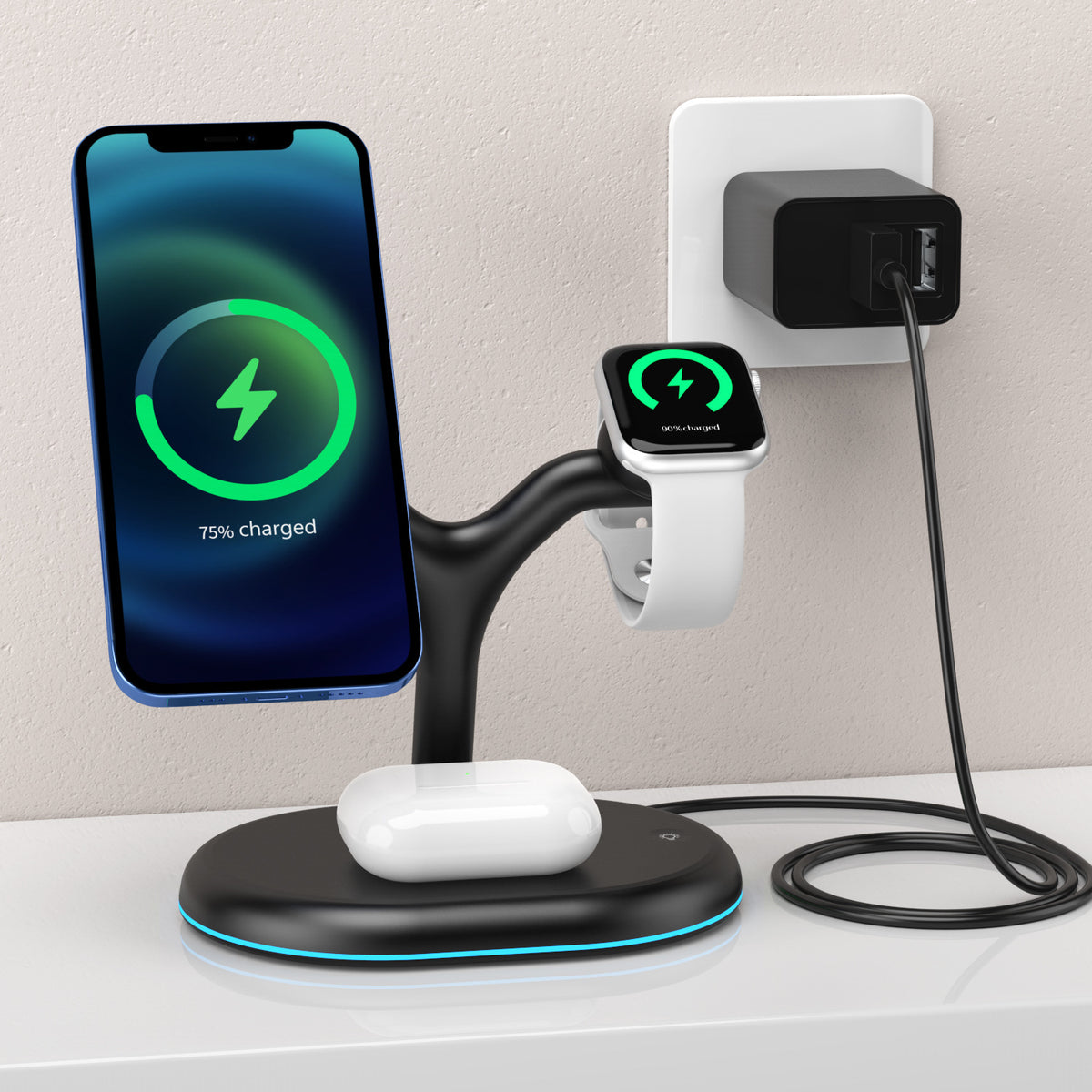 multifunctional-three-in-one-magnetic-wireless-charger
