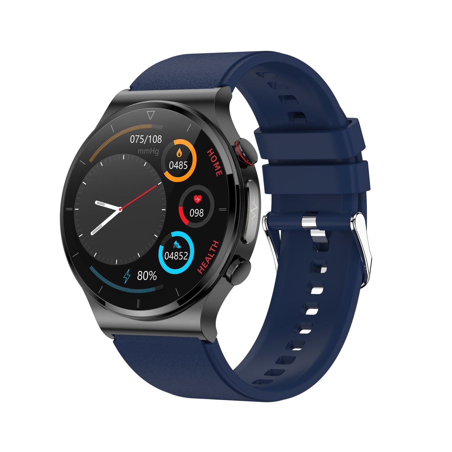 E300 / E400 Health Smart Watch – Heart Rate, Blood Pressure, SpO2 & Sleep Tracker – Brown / E400