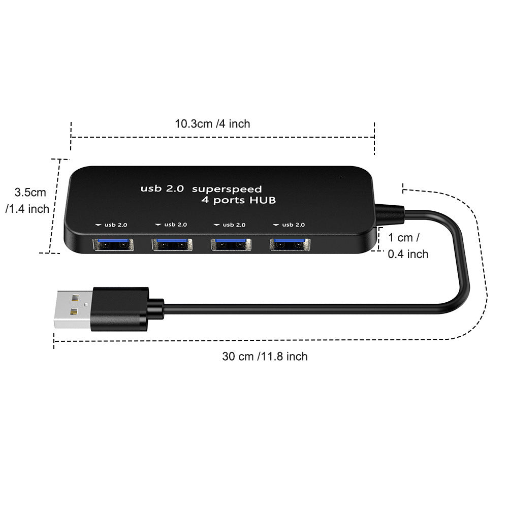 4-Port USB 3.0 Hub - High-Speed Expansion Dock