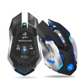 HXSJ Wireless Gaming Mouse 2.4G | 2400 DPI | RGB Glow | 6 Buttons | Black