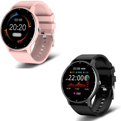 PulseMate Pro Smart Watch – Health & Fitness Tracker with Heart Rate & Weather – Diamond Color