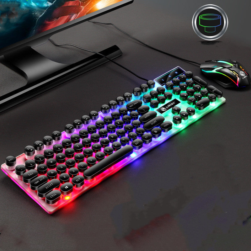 TX30 Punk Retro Wired Keyboard – 104 Keys – product image 6 | Fidmat24 Tech Market