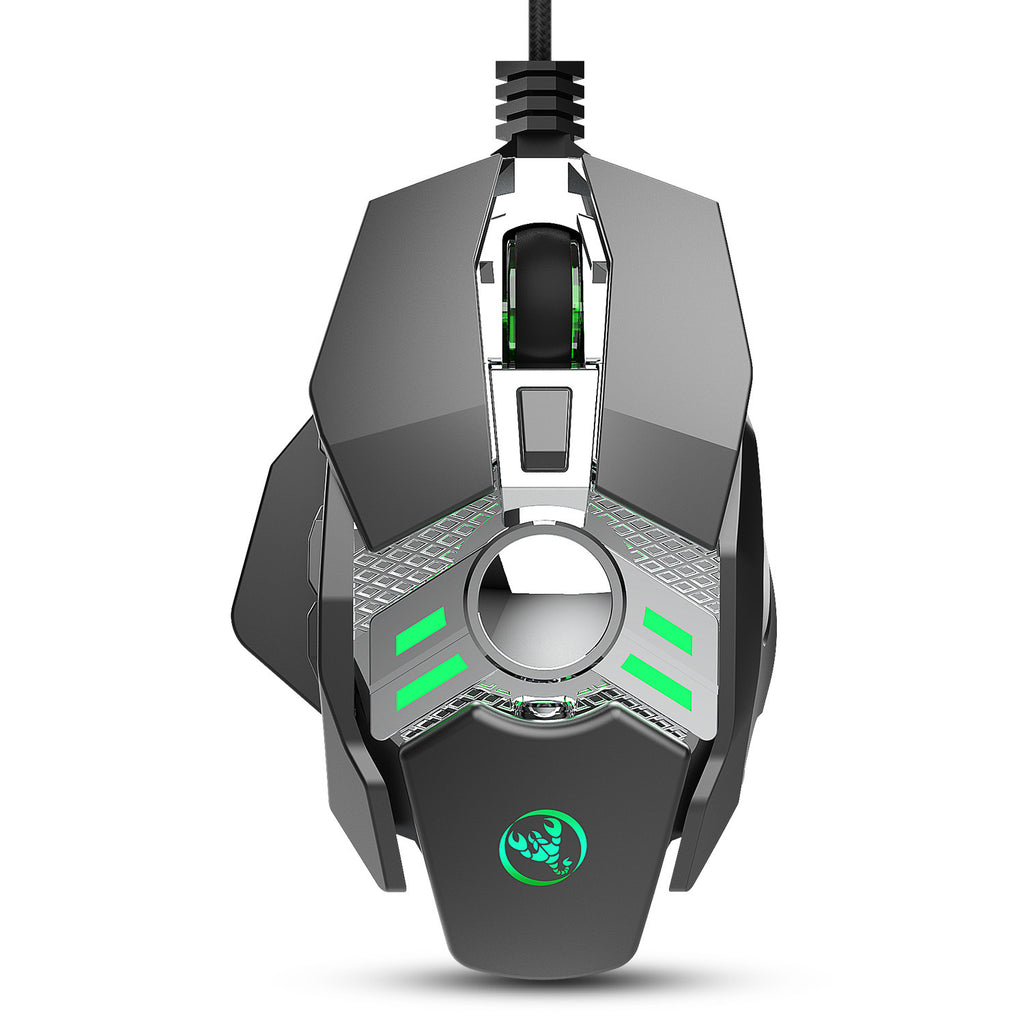 J200 7-Button Wired Gaming Mouse - USB, 1.5m Cable | Silver Grey