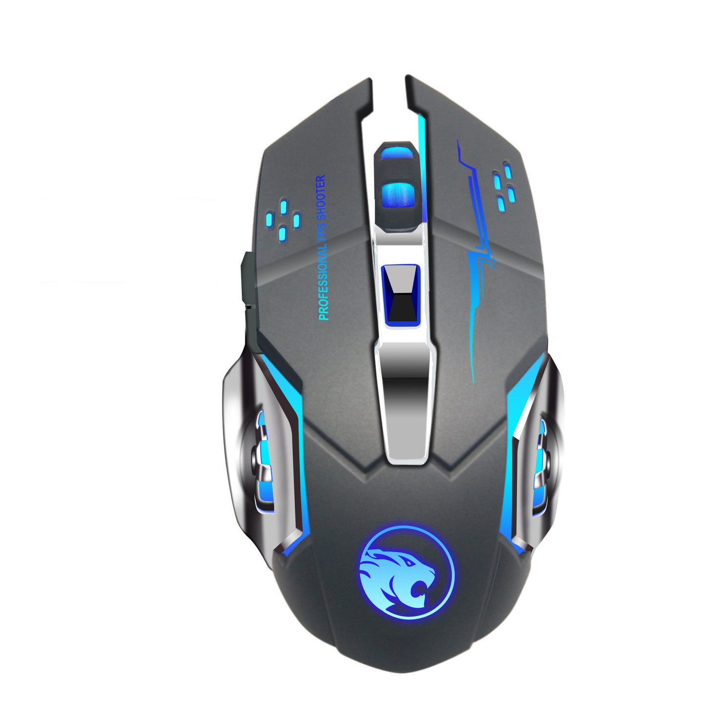 Dual-Mode Silent Gaming Mouse - 2.4G Wireless Rechargeable or Wired, 1600 DPI, 6 Buttons | 3 Colours