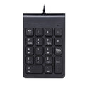 USB Numeric Keypad - 18-Key Number Pad, Wired, Plug & Play, 1.3m Cable