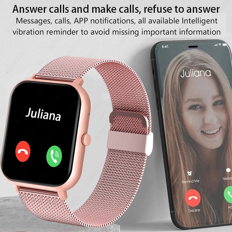 ZL54C Smart Watch – AMOLED, AI Voice, Bluetooth Calling & 7–14 Day Battery – Silver