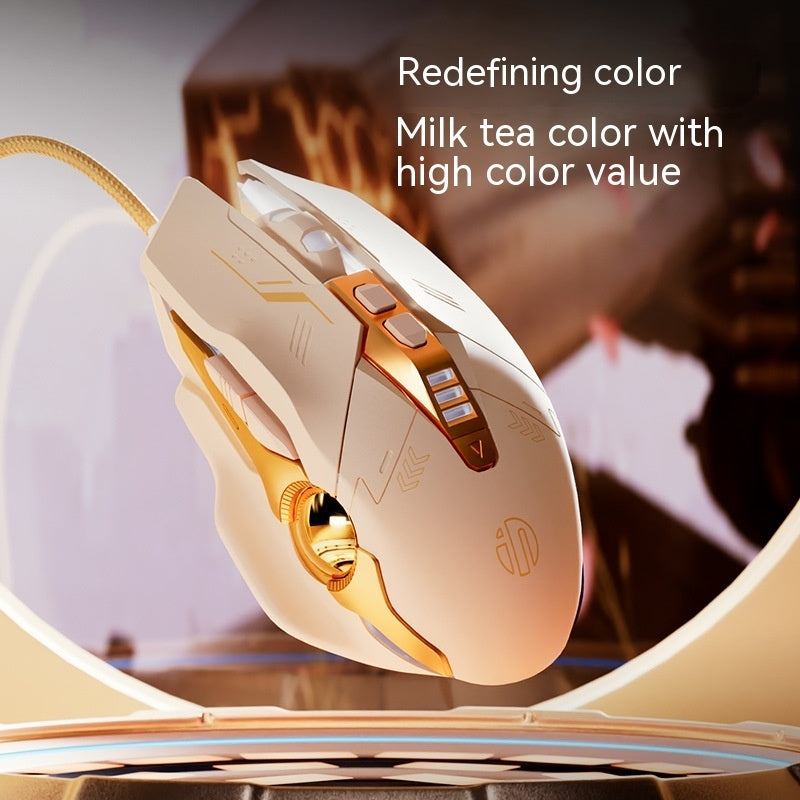 Wired USB Optical Mouse - Ergonomic Design, 1.5m Cable, Plug & Play