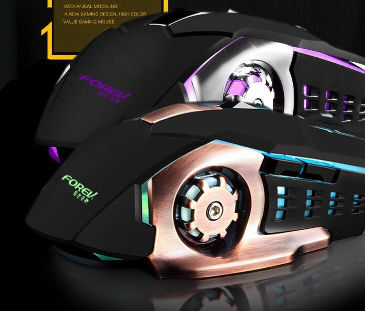 Mechanical Wired Gaming Luminous USB Gaming Mouse – view 6